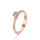 Pierścionek z diamentem różowe złoto AJPZ_004